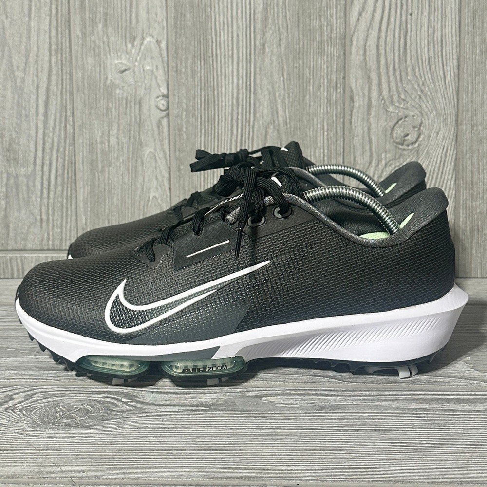 Nike Air Zoom Infinity Tour 2 Golf Shoes Black Vapor Green Flyweave Men's 11 New - Picture 5 of 10